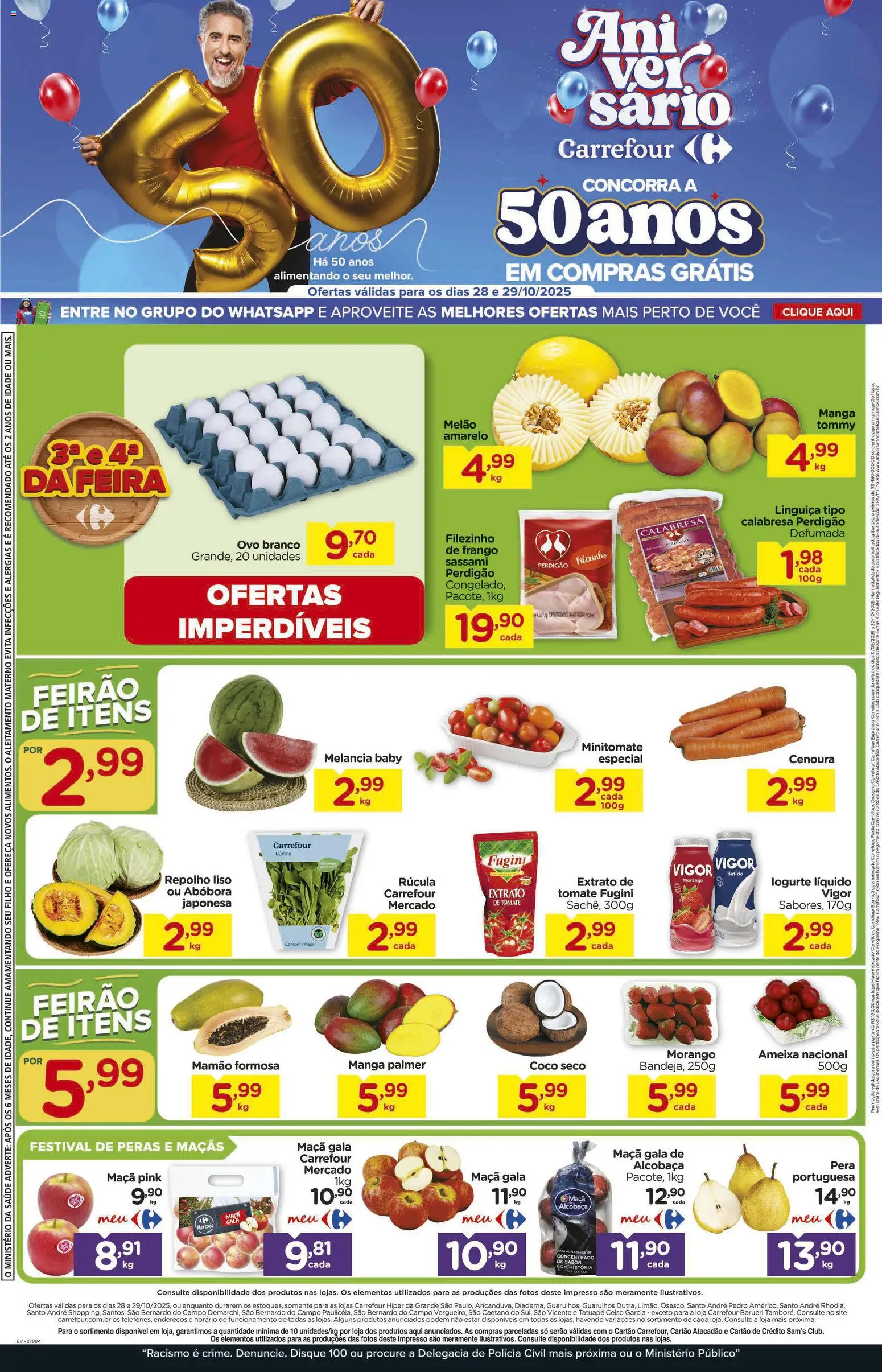 Carrefour - Ofertas Feira - página 1- válido a partir de 28/10/2025
