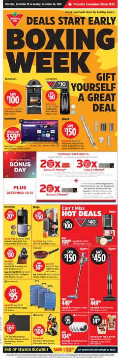 Preview Canadian Tire - Boxing Week Flyer valid from Dec 18, 2025