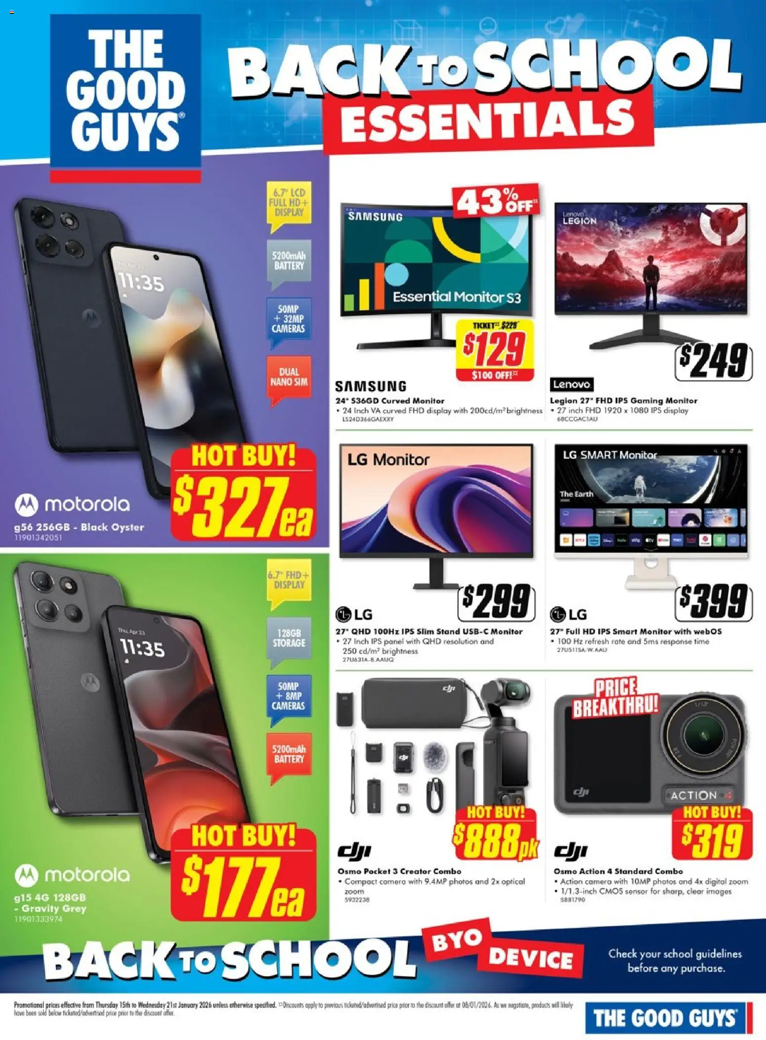 The Good Guys - Back to School Essentials - page 6- valid from 14/01/2026