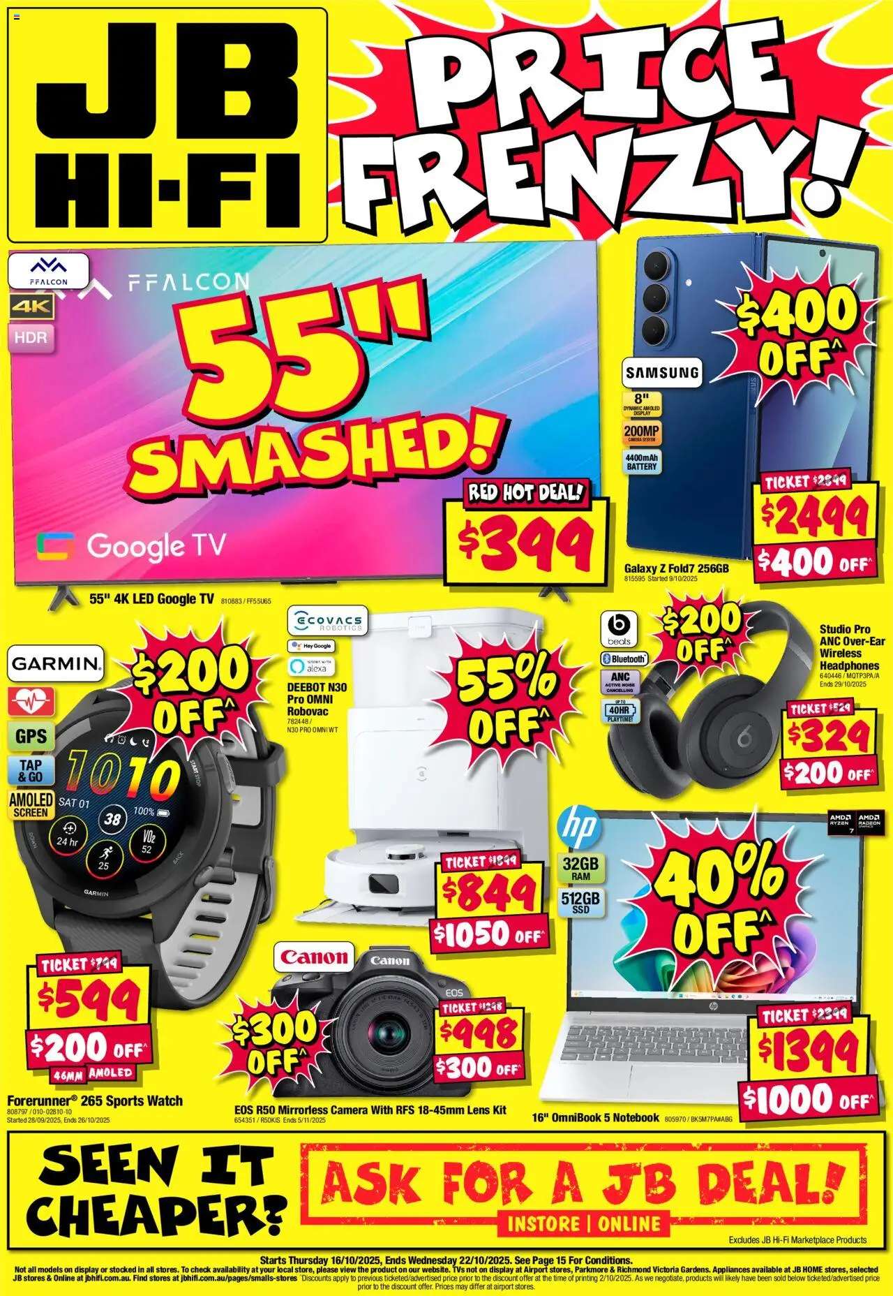 JB Hi-Fi  Catalogue  - page 1- valid from 16/10/2025
