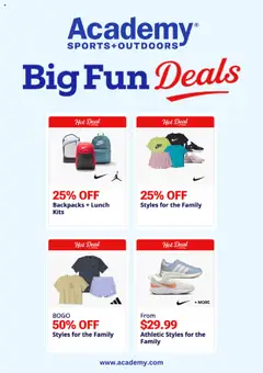 Preview Academy Sports Weekly Ad valid from 08/11/2025