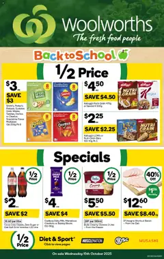 Woolworths catalogue preview - valid from 15/10/2025