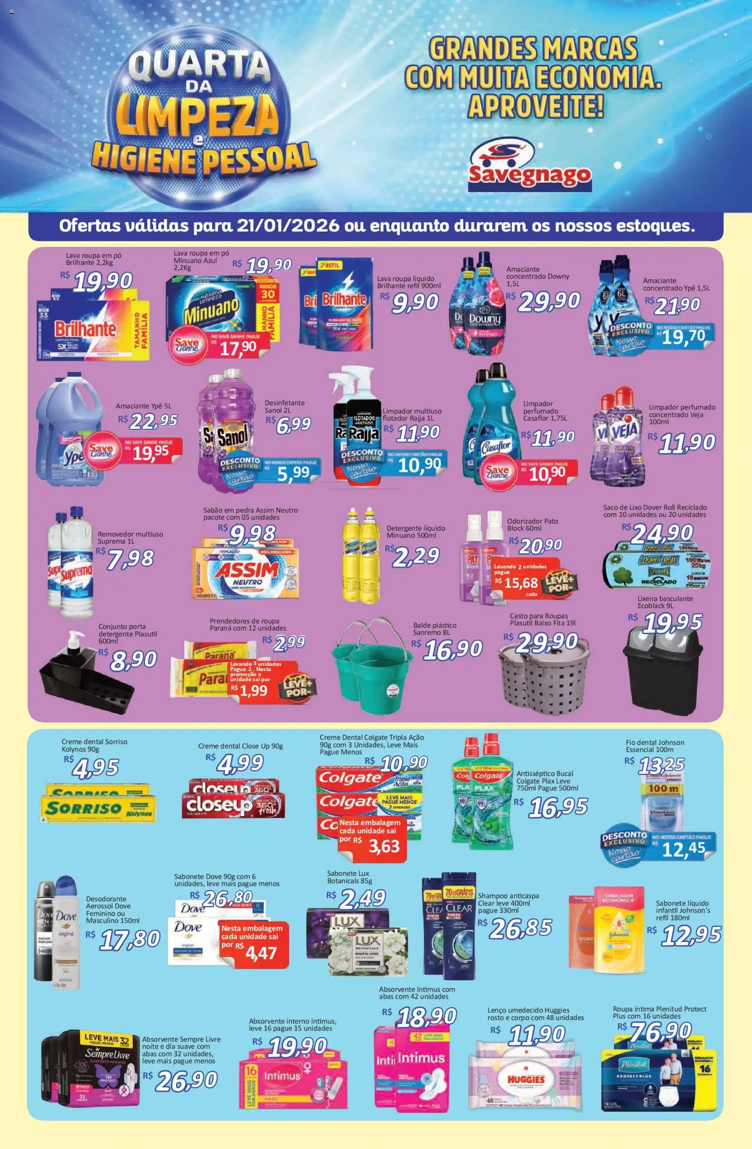 Savegnago - Ofertas da semana - página 1- válido a partir de 21/01/2026
