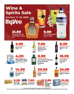 Preview HyVee Wine & Spirits Sale valid from 10/13/2025