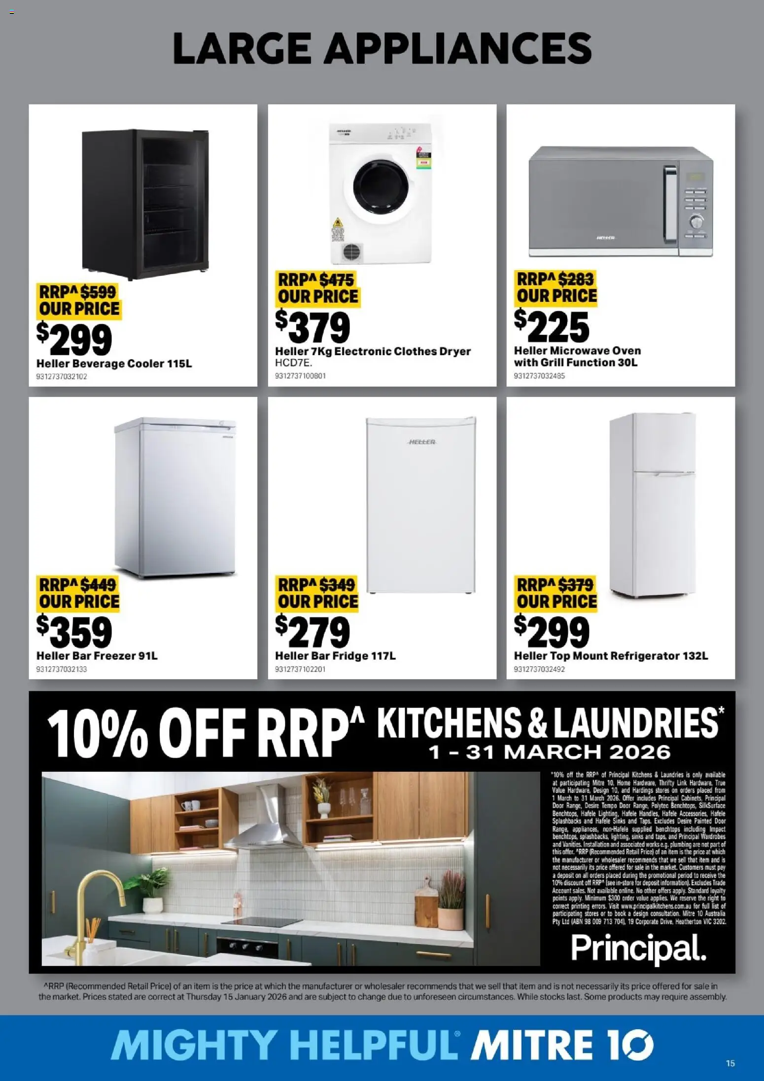 Mitre 10 Catalogue  - page 15- valid from 25/02/2026