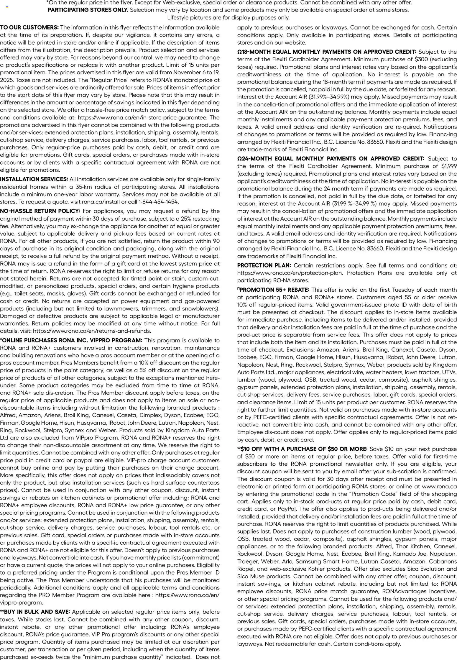 Rona - Black Friday  - page 22- valid from Nov 6, 2025