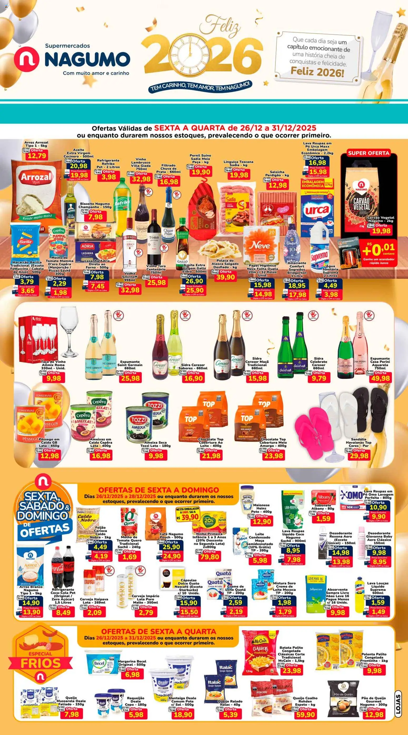 Nagumo - Ofertas da semana - página 1- válido a partir de 26/12/2025
