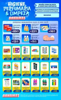Pré-visualização Bahamas Supermercados - Ofertas Higiene e Limpeza válida a partir de 29/12/2025