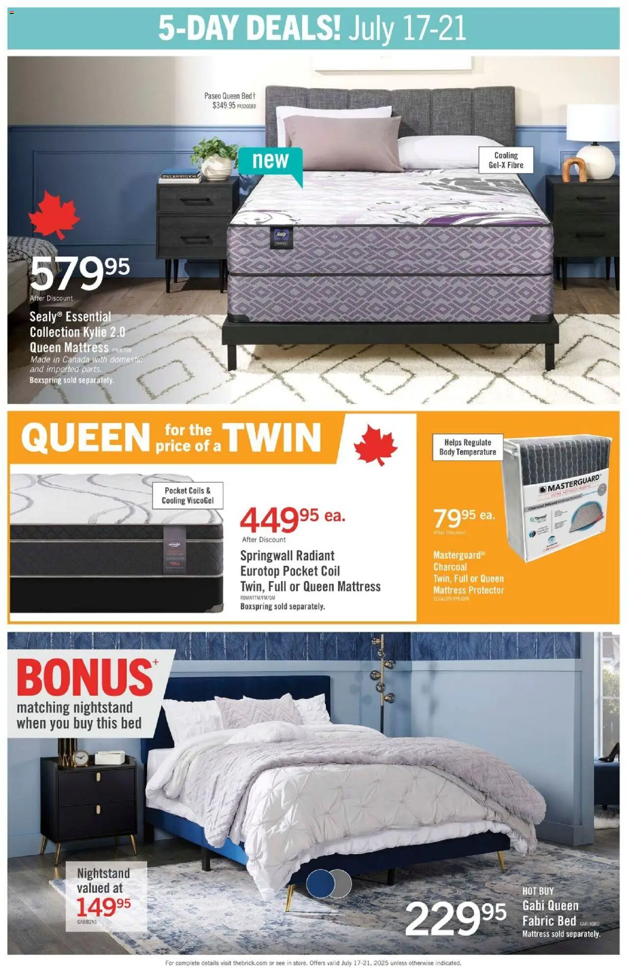 The Brick - Brick Mattress Store - page 2- valid from Jul 17, 2025