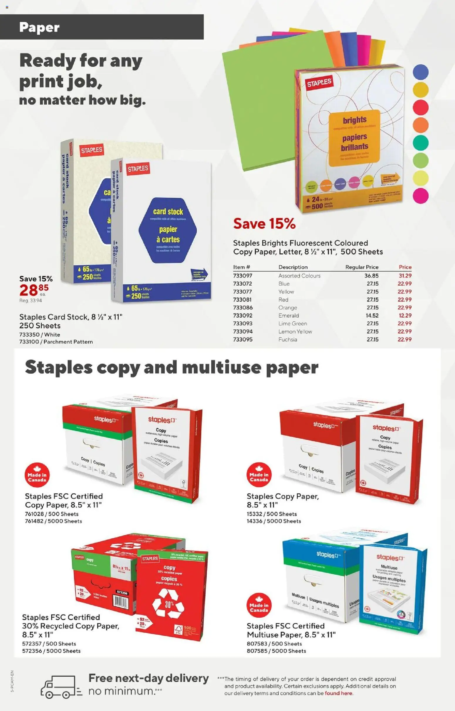 Staples - Business Flyer - page 5- valid from Jan 2, 2026