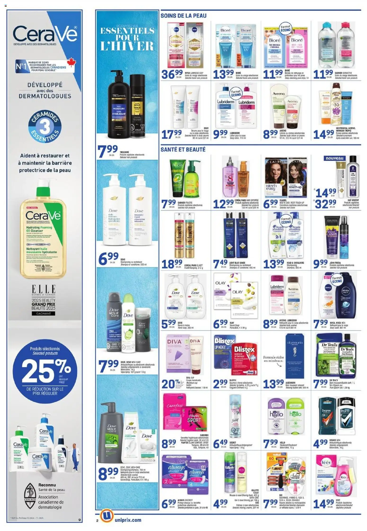 Uniprix weekly flyer / circulaire - page 3- valid from Nov 13, 2025