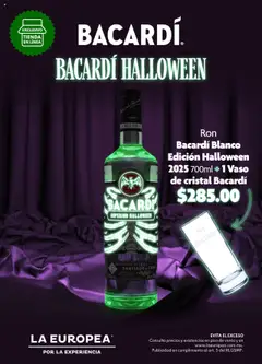 La Europea - Catálogo Bacardí Halloween válido desde 15/10/2025
