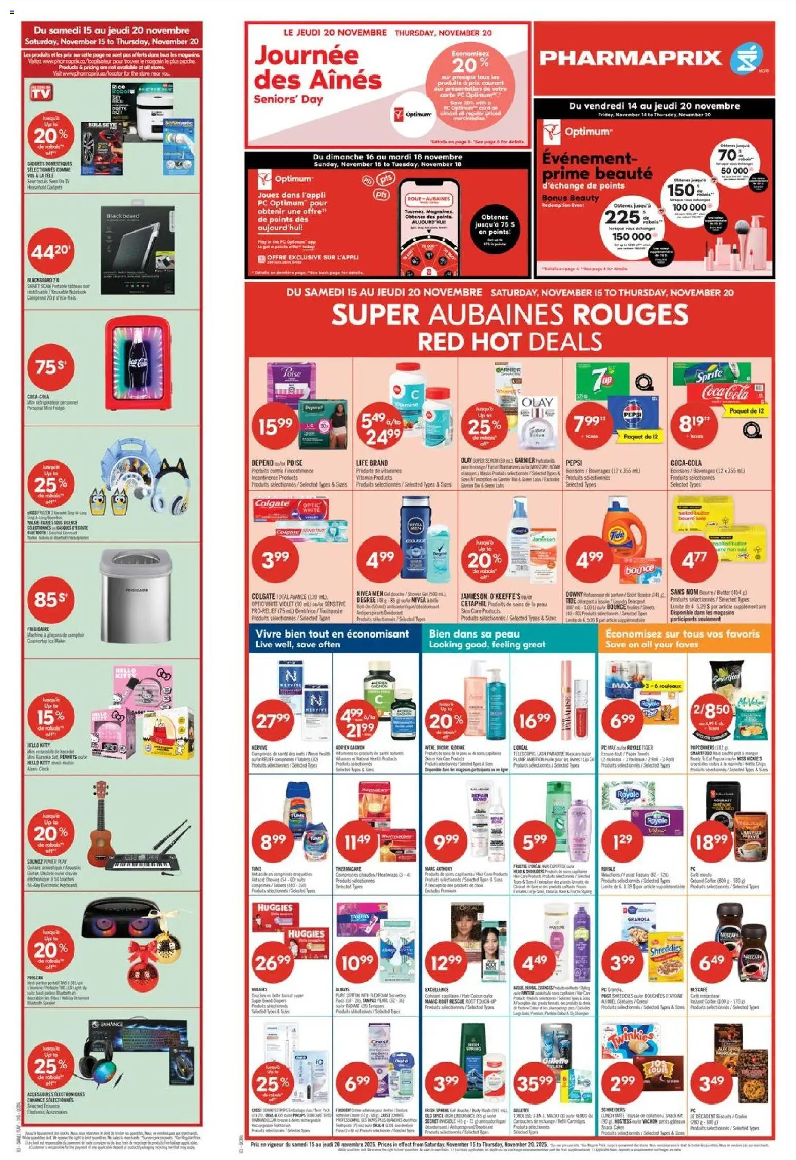 Pharmaprix weekly flyer / circulaire - page 3- valid from Nov 15, 2025