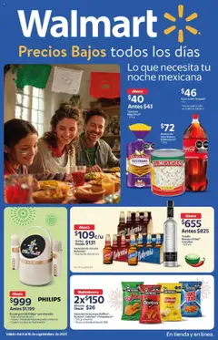 Walmart - Folleto Tu Noche Mexicana válido desde 08/09/2025