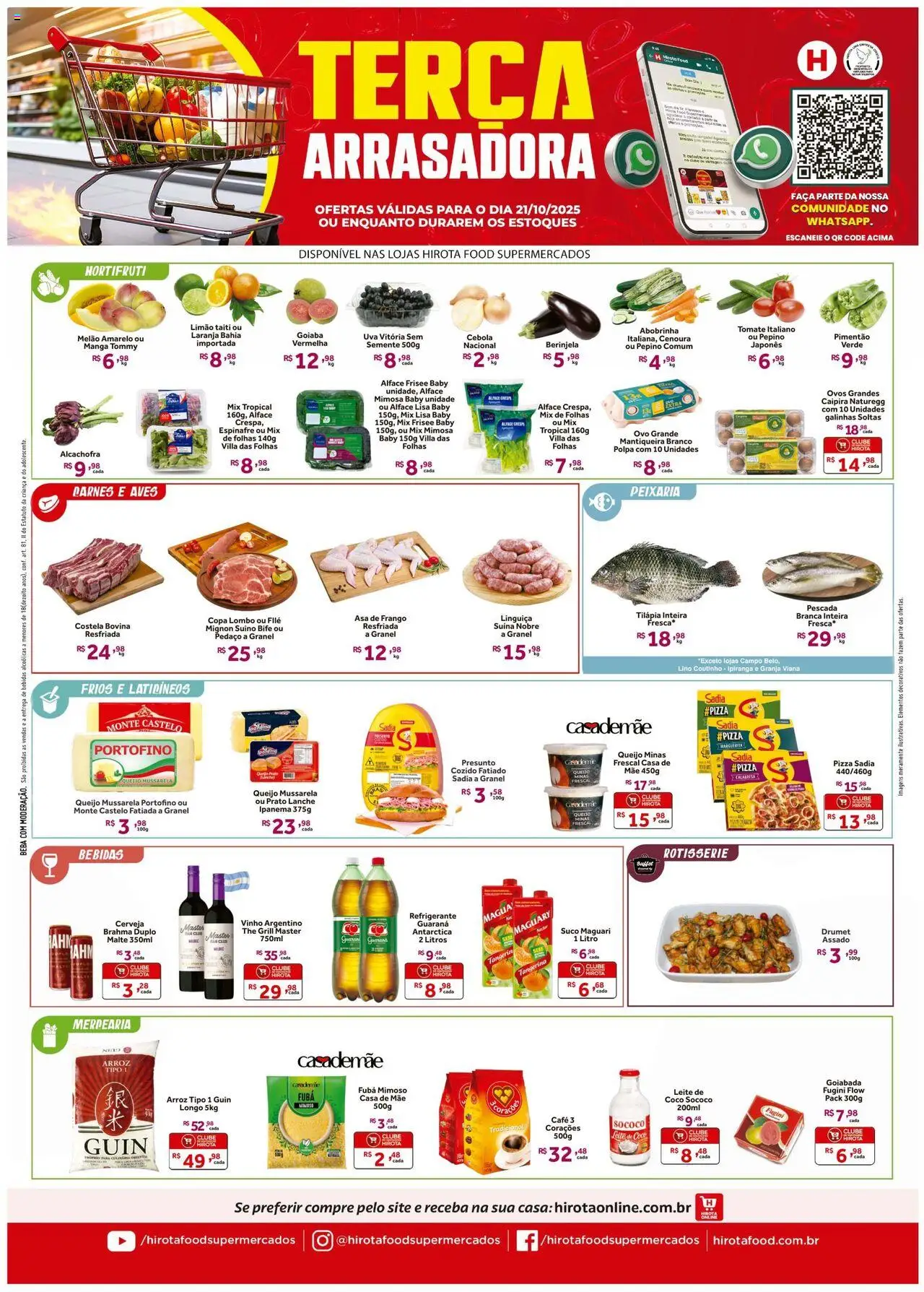 Hirota Food - Ofertas Terça Arrasadora - página 1- válido a partir de 21/10/2025
