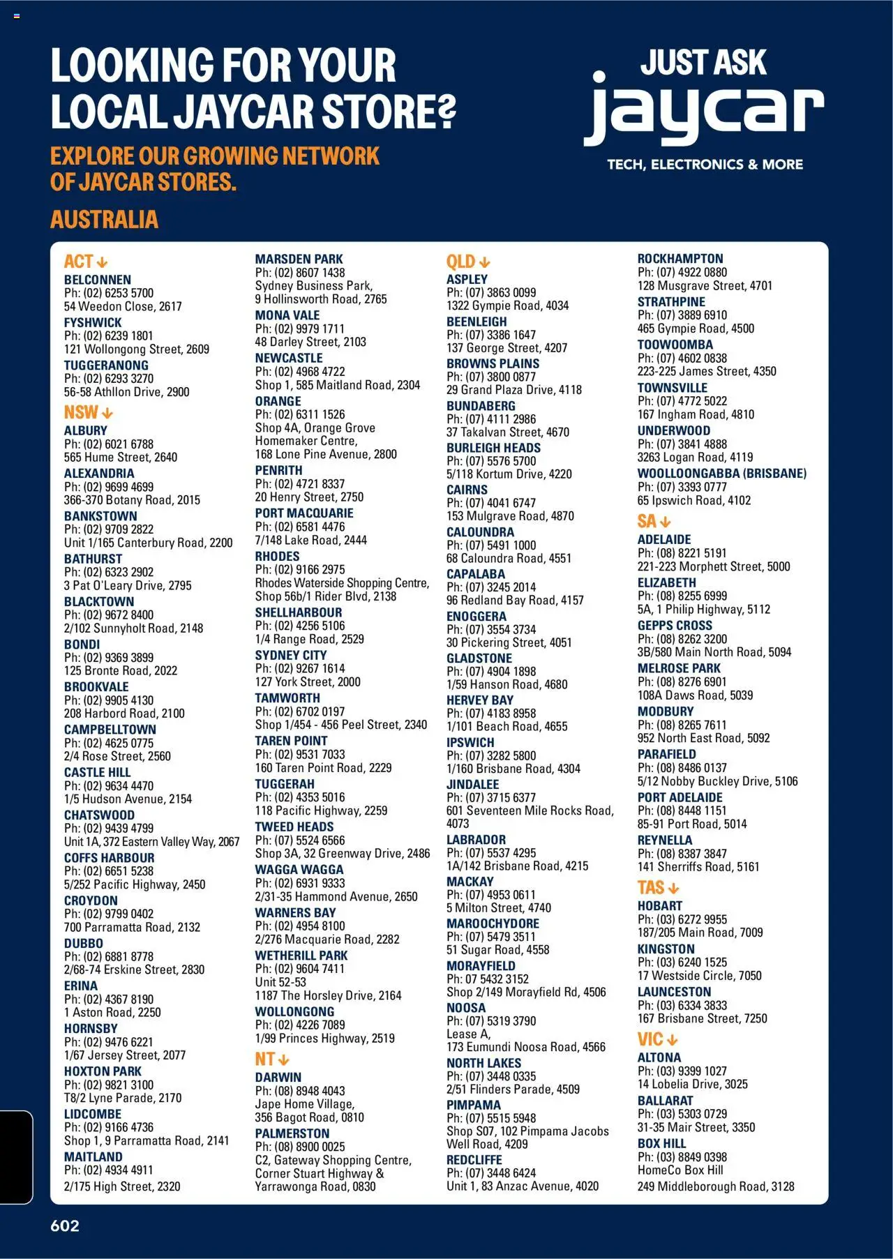 Jaycar Engineering & Scientific Catalogue 2025/2026  - page 602- valid from 09/07/2025