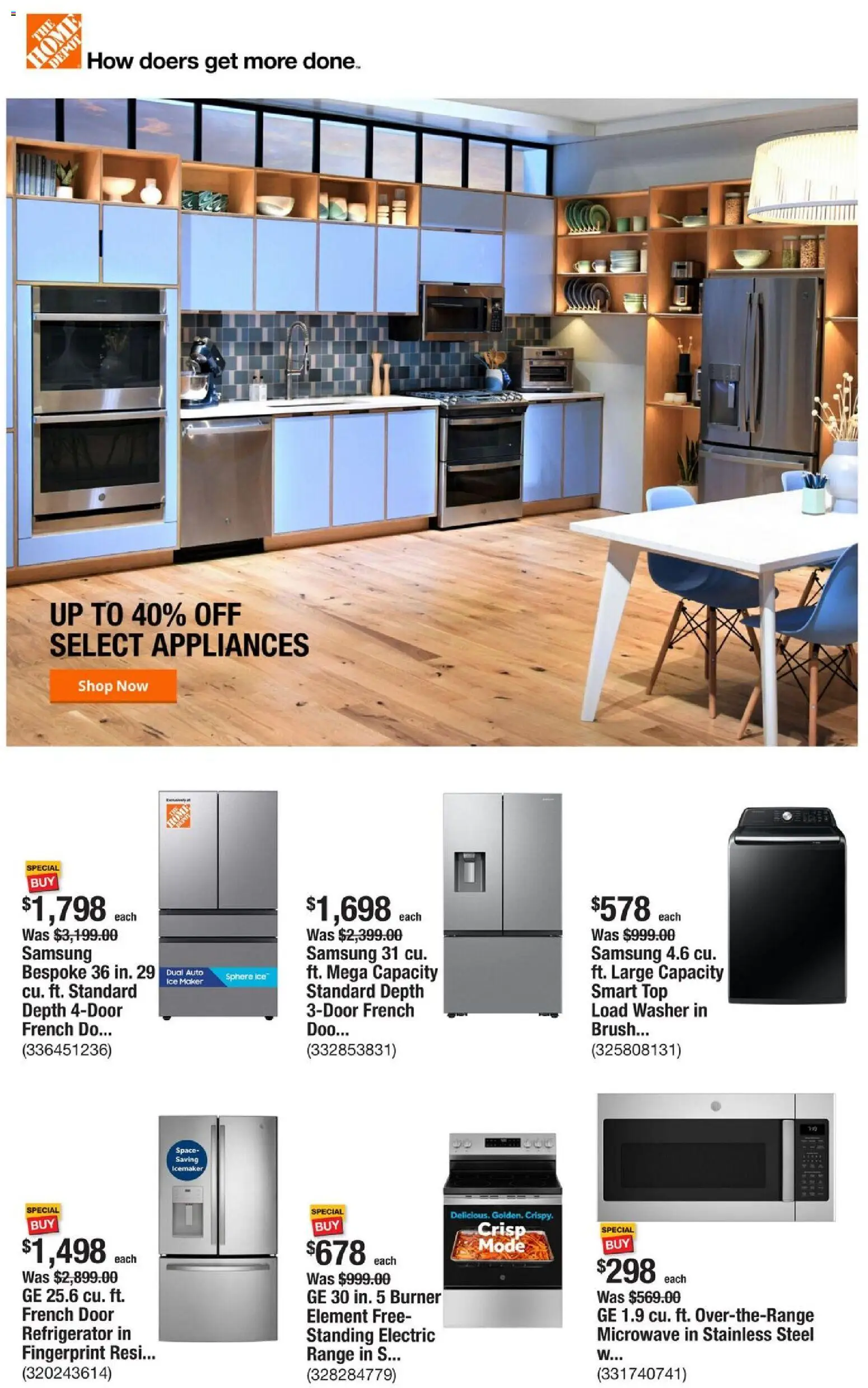 Home Depot Weekly Ad - page 1- valid from 12/11/2025