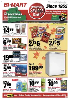 Preview Bi-Mart Membership Savings Book valid from 09/23/2025