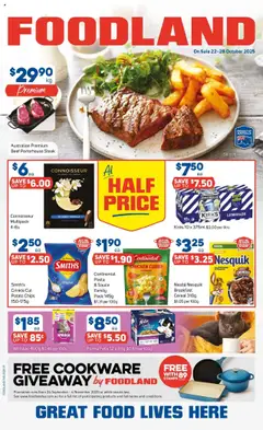 Foodland catalogue preview - valid from 22/10/2025