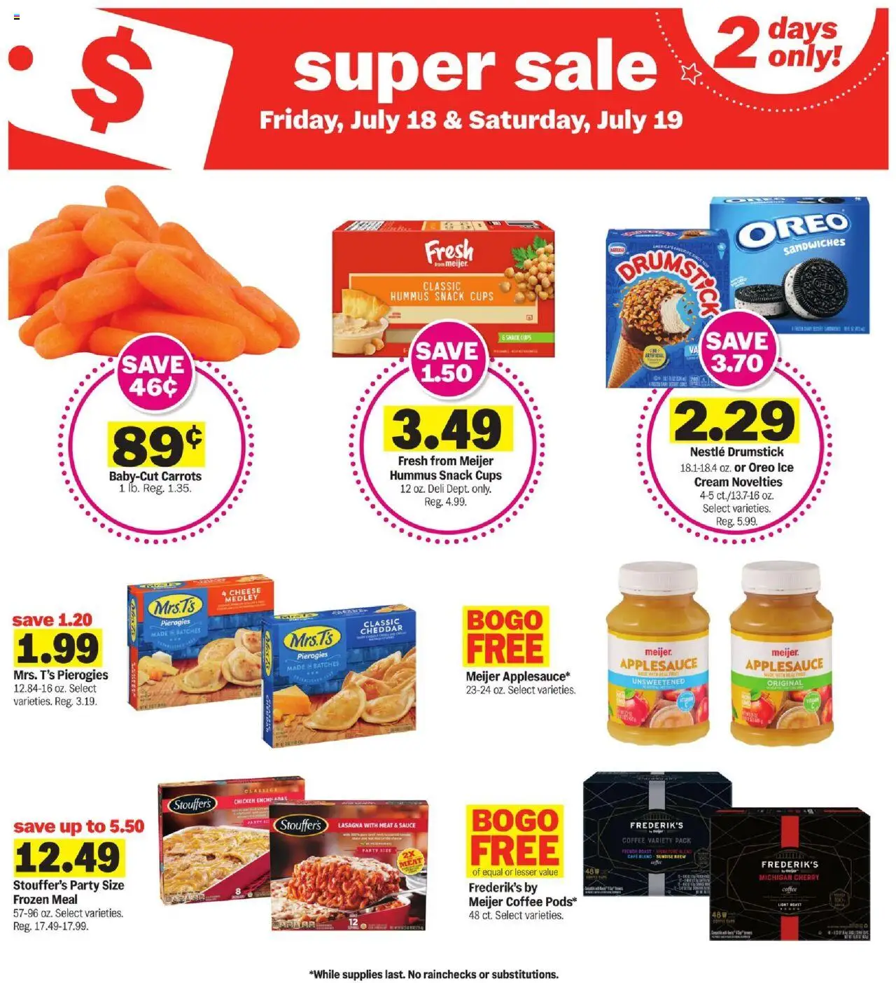 Meijer Ad - page 2- valid from 07/18/2025