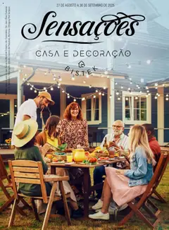 Pré-visualização Bistek Supermercados - Ofertas Sensações Casa e Decoração válida a partir de 27/08/2025