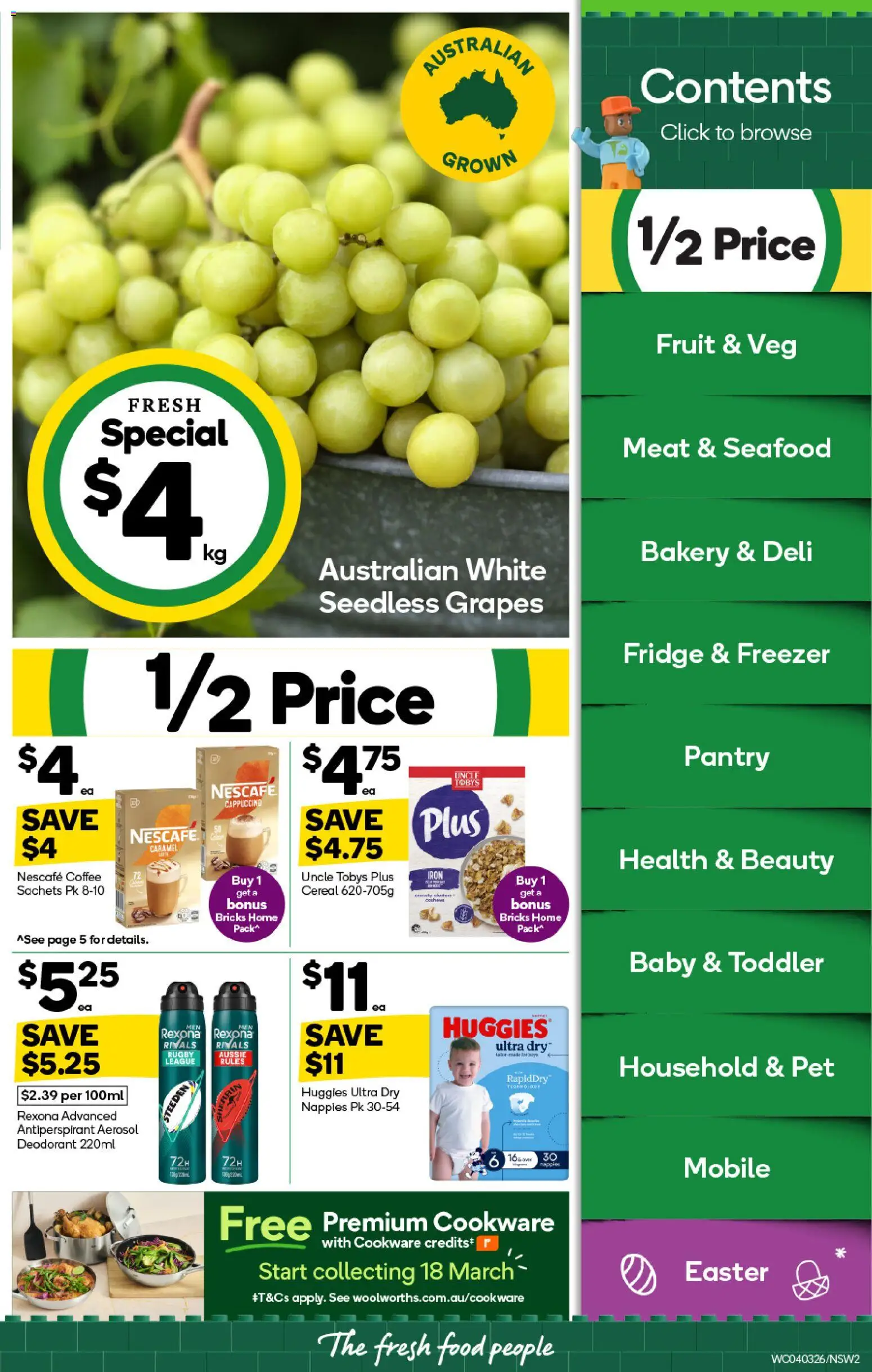 Woolworths catalogue  - page 2- valid from 04/03/2026