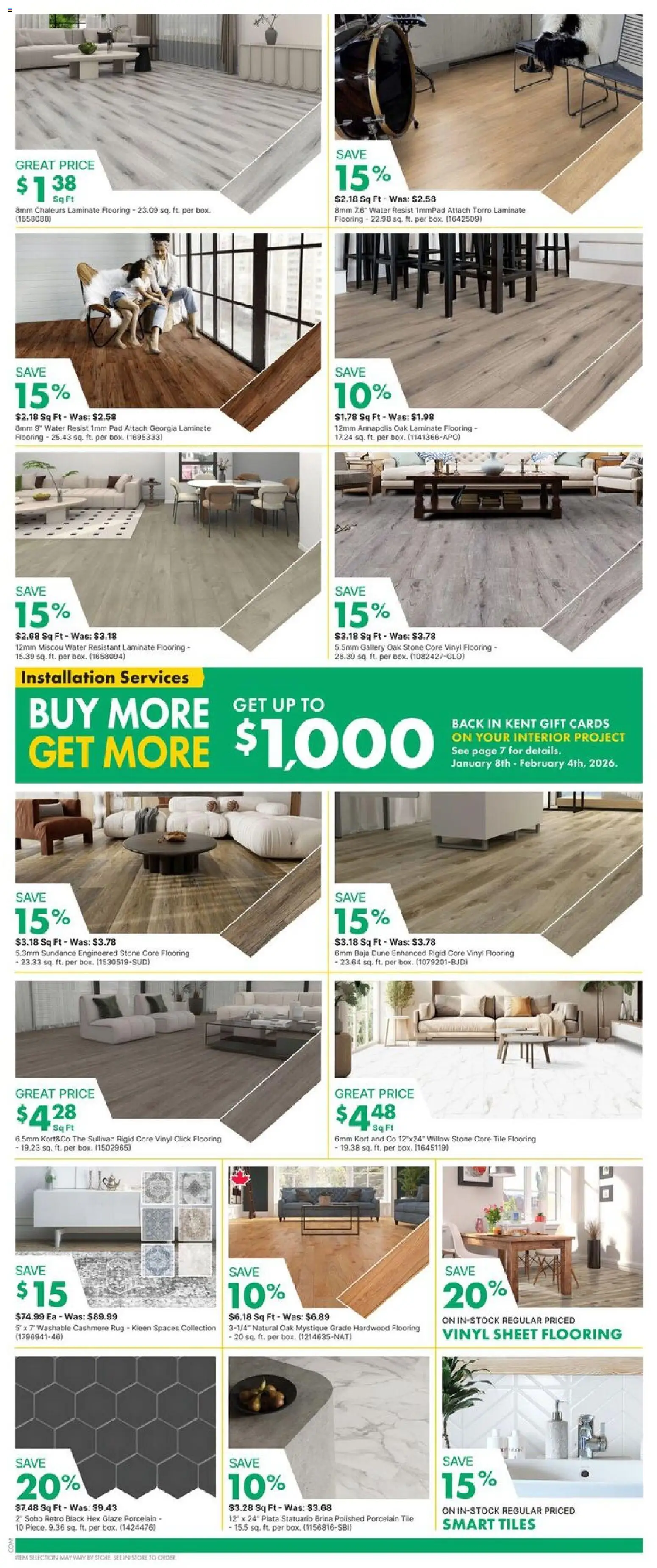 Kent weekly flyer / circulaire - page 2- valid from Jan 8, 2026