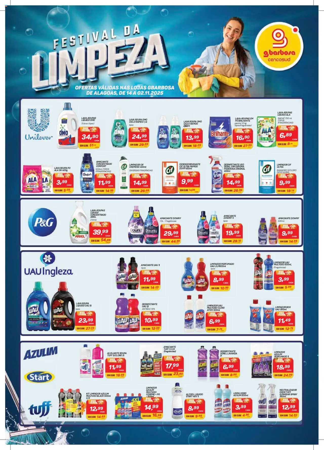 Gbarbosa - Ofertas Festival da Limpeza - página 1- válido a partir de 14/10/2025
