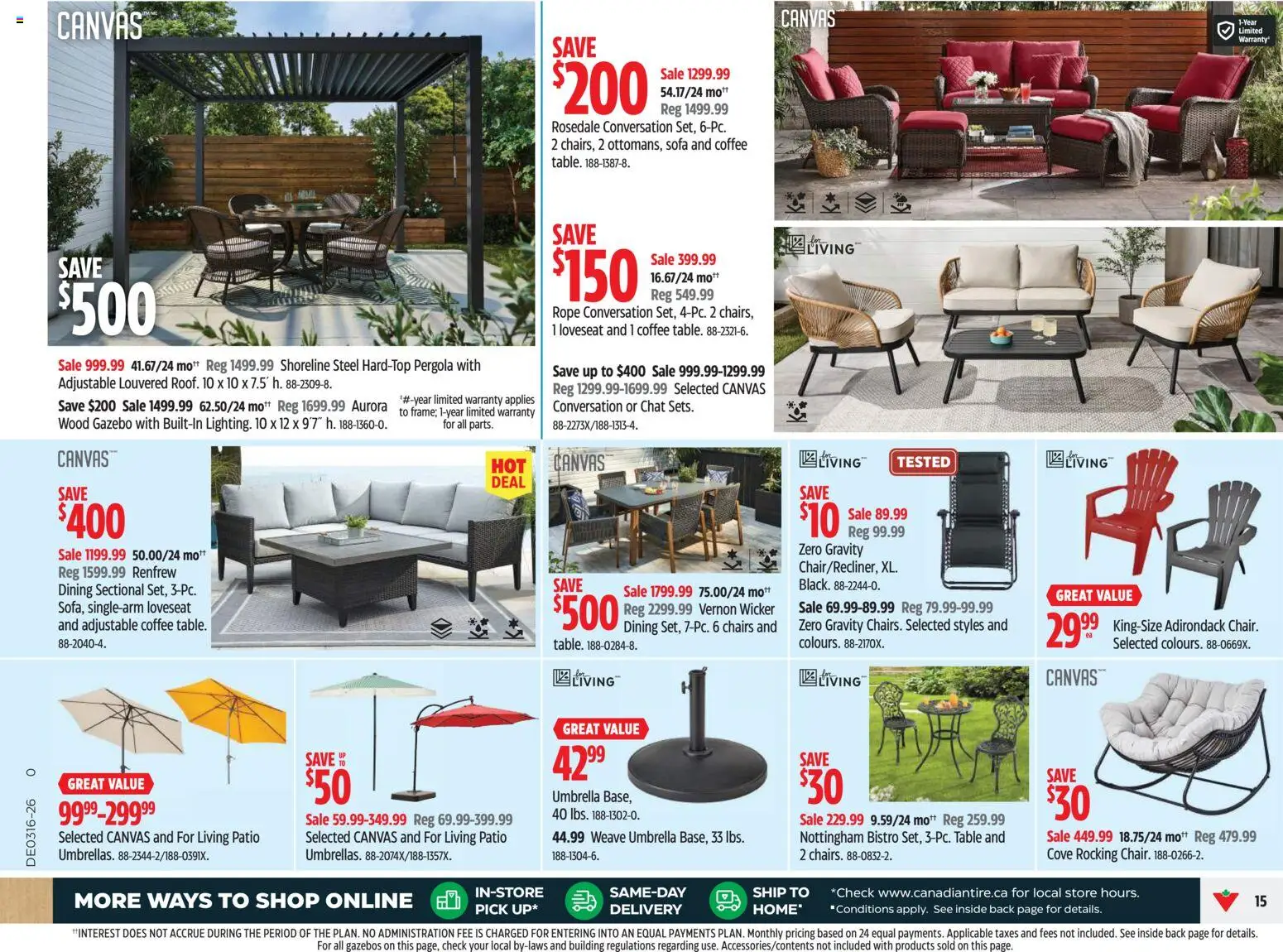 Canadian Tire weekly flyer - page 15- valid from Apr 16, 2026