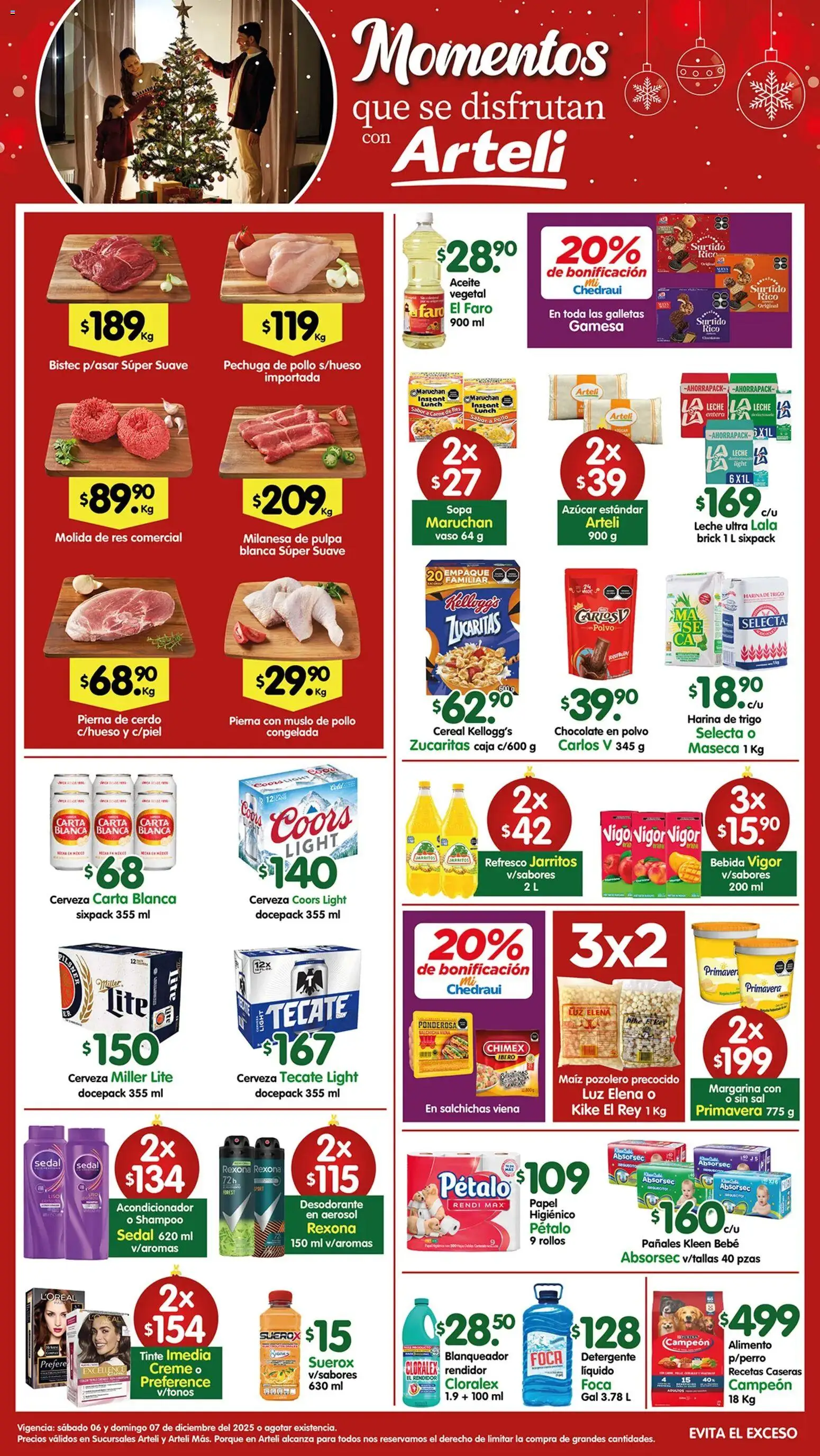 Arteli folleto - página 1- válido desde 06/12/2025