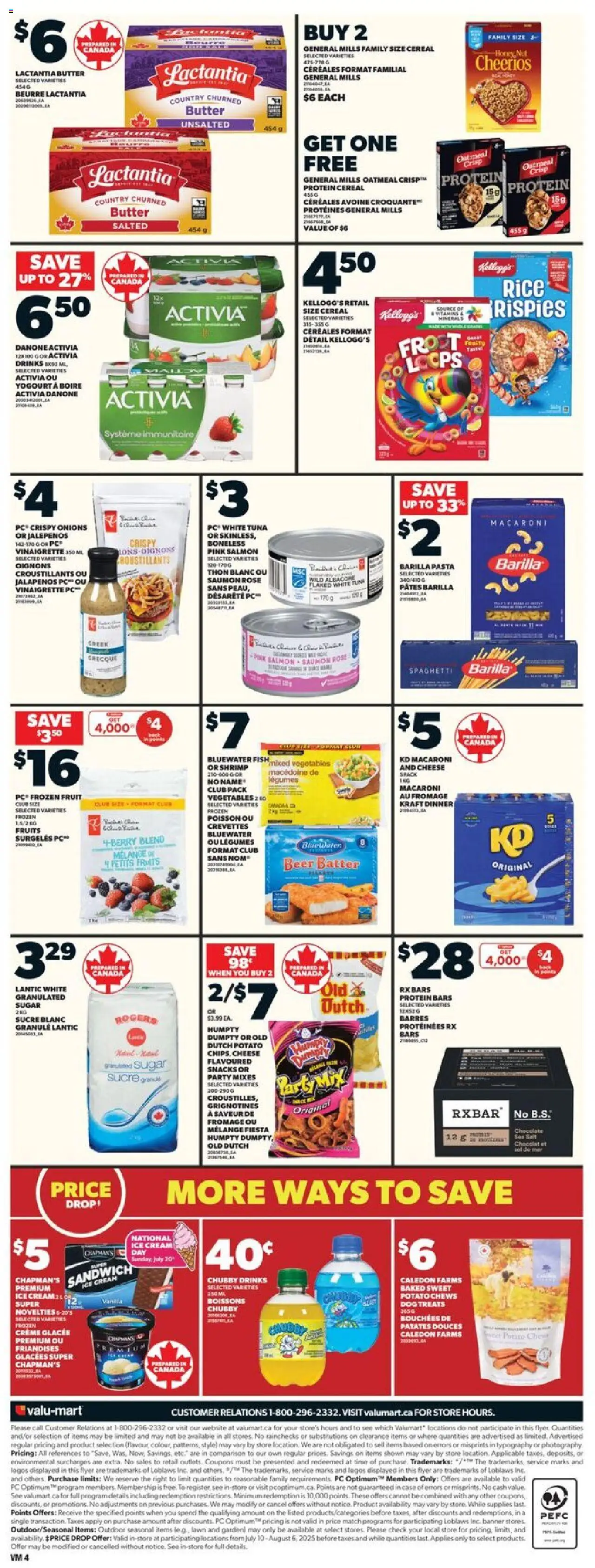 Valu Mart weekly flyer - page 4- valid from Jul 17, 2025