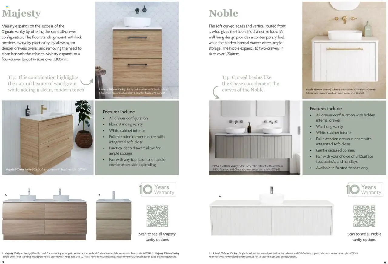 Bunnings Warehouse Bathroom Vanities - page 6- valid from 21/07/2025