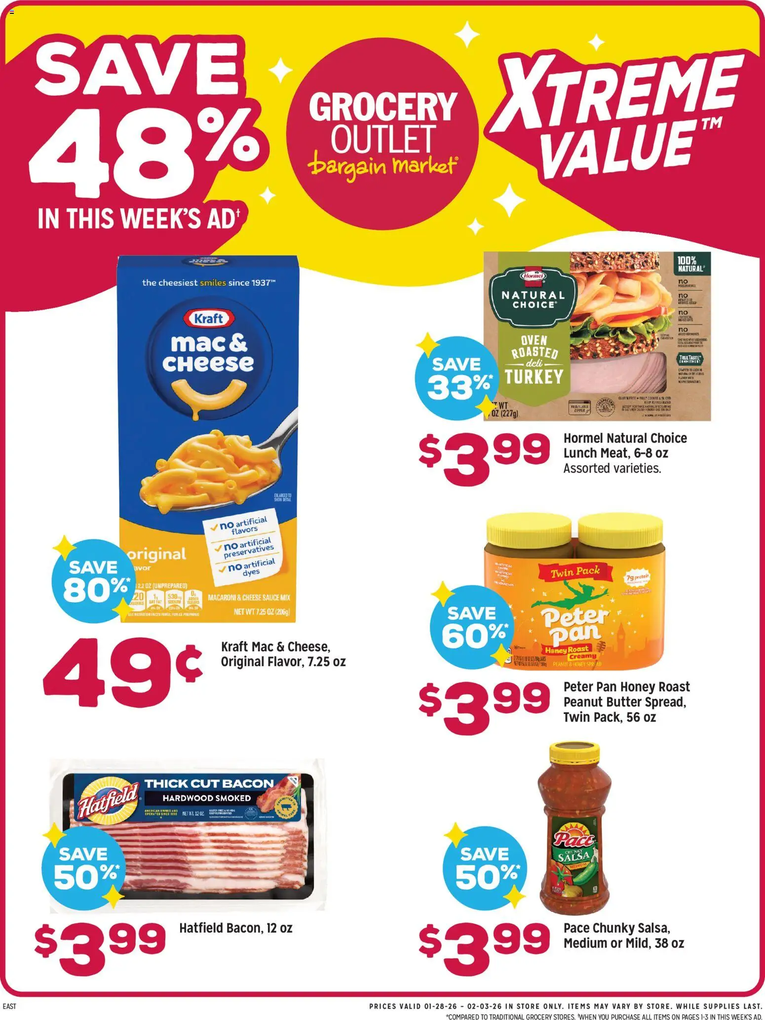 Grocery Outlet Weekly Ad - NJ - page 1- valid from 01/28/2026