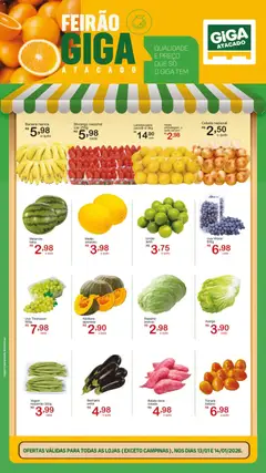 Pré-visualização GIGA Atacado - Ofertas Feirão válida a partir de 13/01/2026
