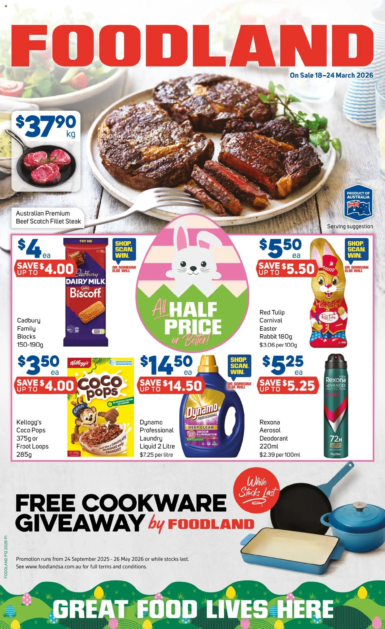Foodland catalogue  - page 1- valid from 18/03/2026