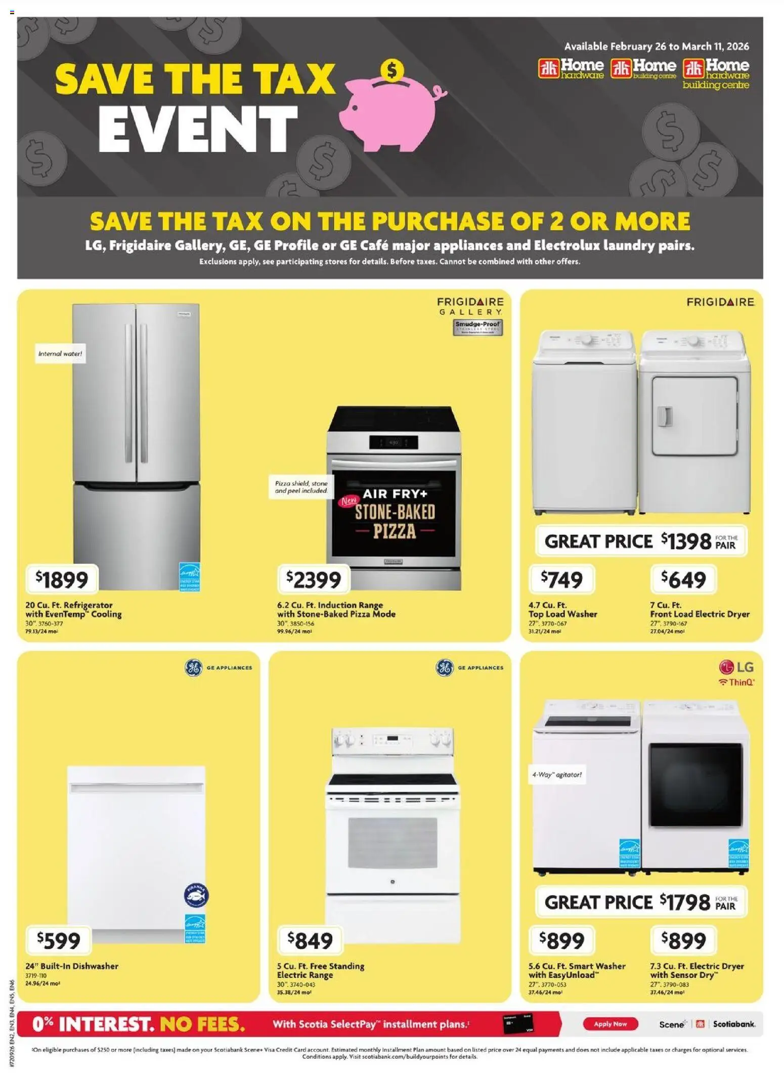 Home Hardware - Appliances - page 1- valid from Feb 26, 2026
