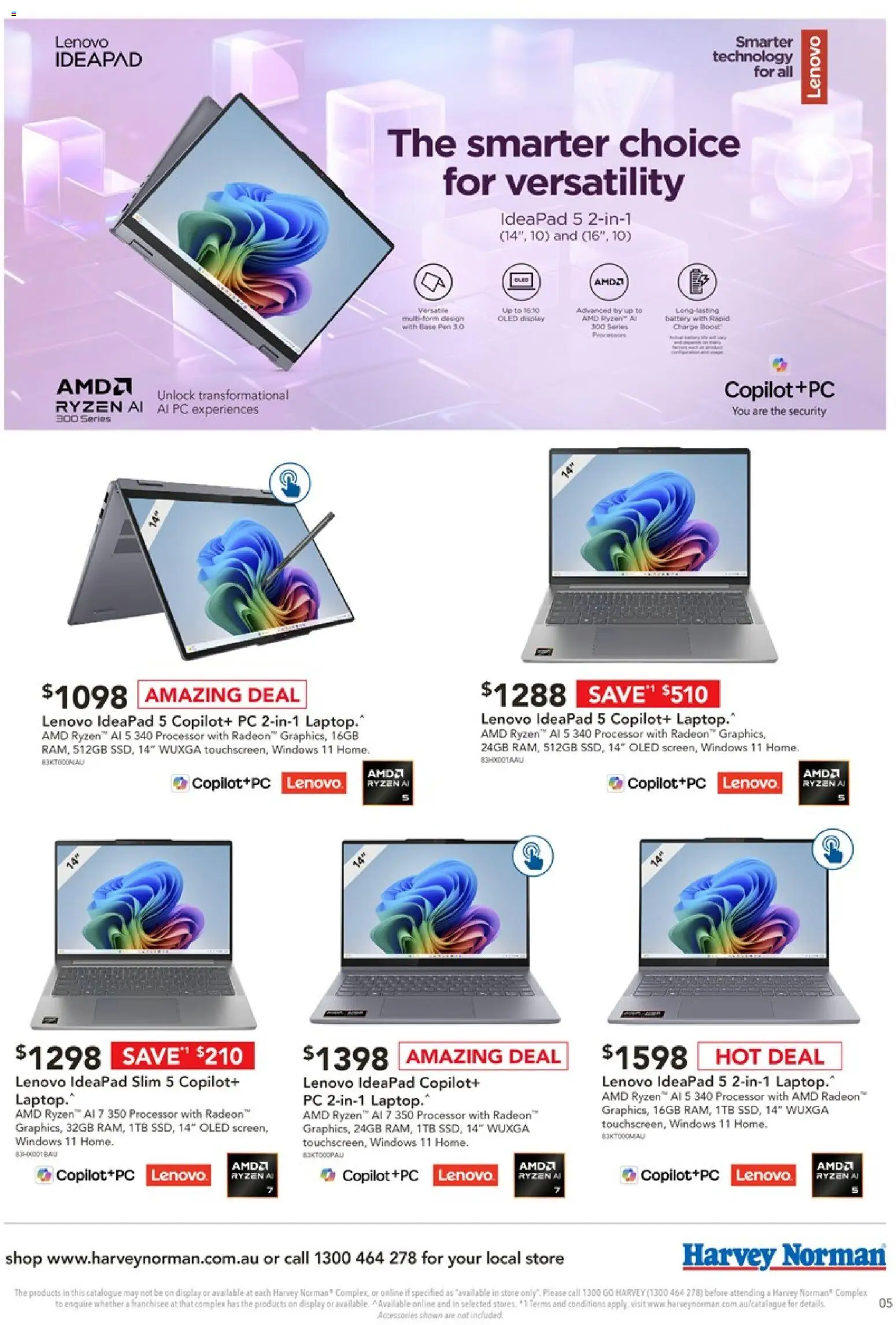 Harvey Norman Computers Hot Tech Deals - page 5- valid from 19/02/2026