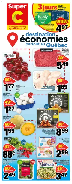 Preview Super C weekly flyer / circulaire valid from Jul 17, 2025