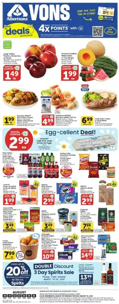Preview Vons Weekly Ad valid from 08/20/2025