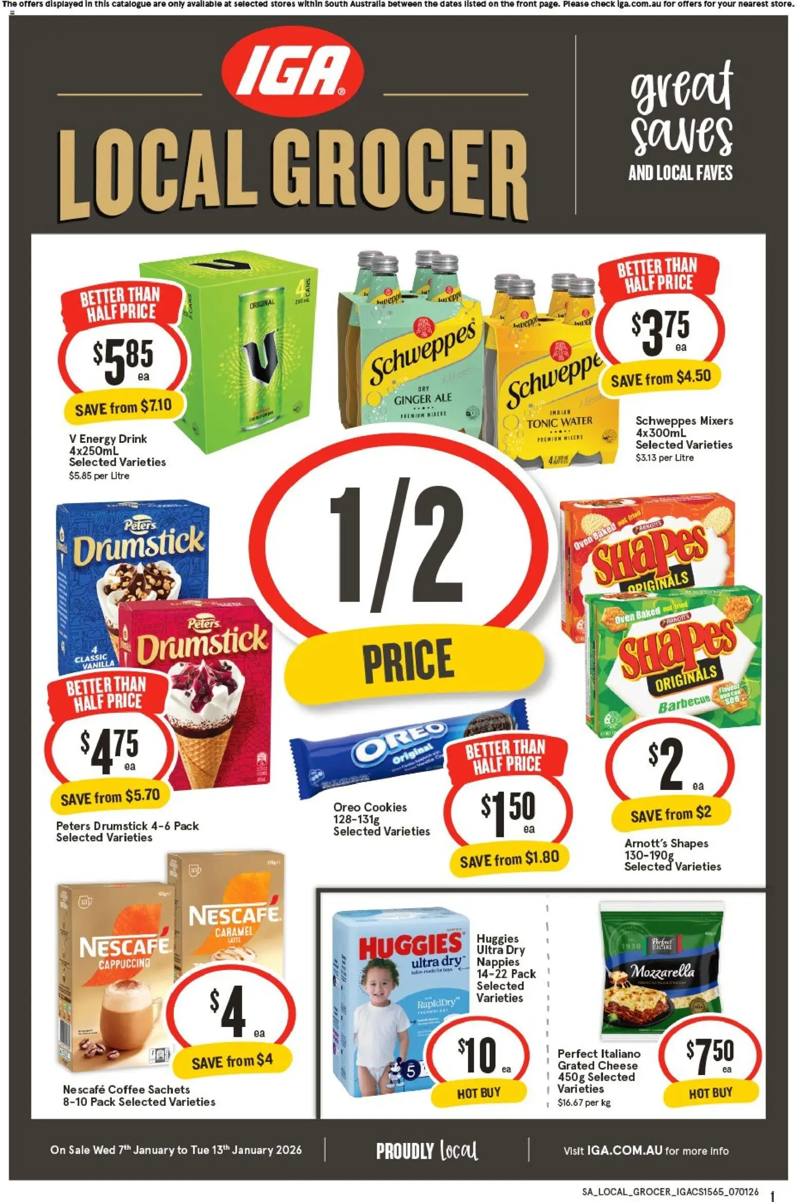 IGA Local Grocer SA - page 1- valid from 07/01/2026