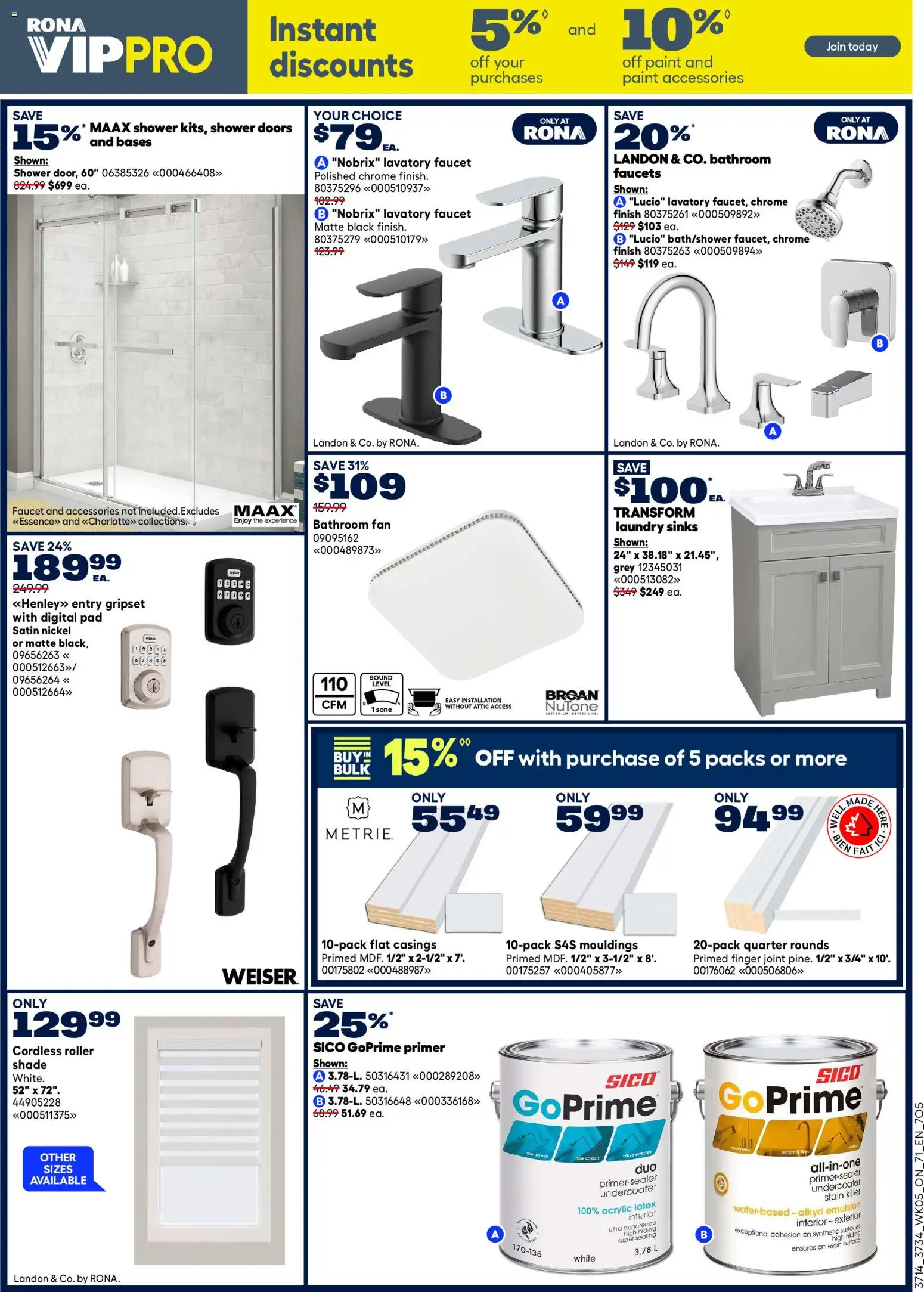 Rona weekly flyer - page 4- valid from Feb 26, 2026