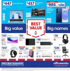 Officeworks catalogue preview - valid from 04/09/2025