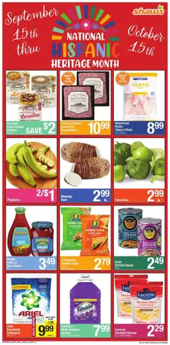 Preview Shaw's Ad valid from 09/15/2025