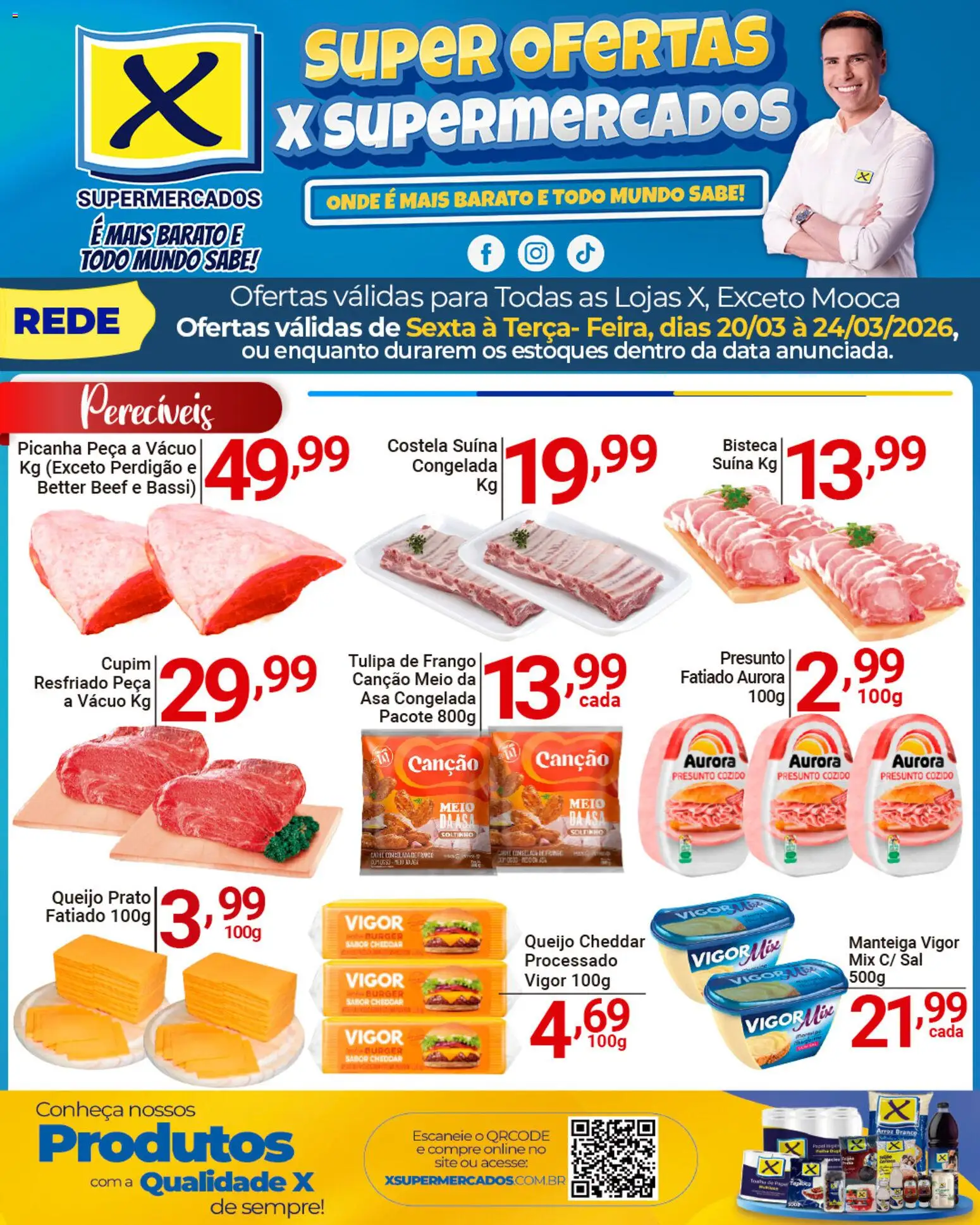 X Supermercados - Ofertas da semana - página 1- válido a partir de 20/03/2026
