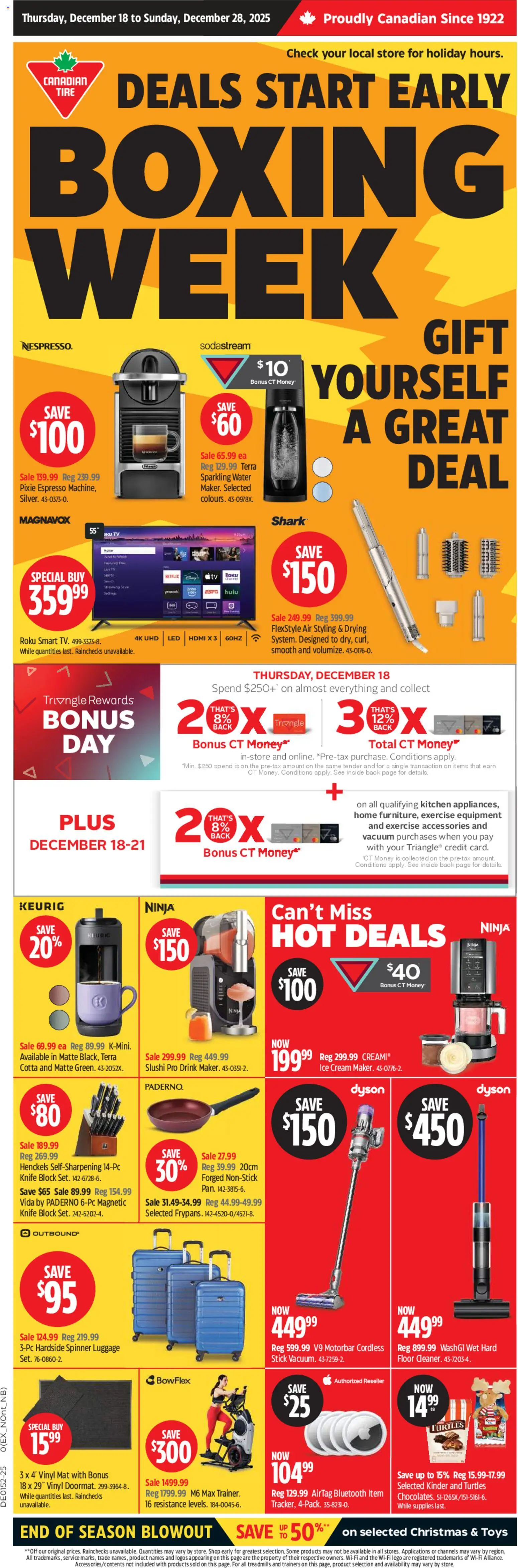 Canadian Tire - Boxing Week Flyer - page 1- valid from Dec 18, 2025
