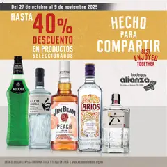 Bodegas Alianza catálogo Hecho Para Compartir válido desde 27/10/2025