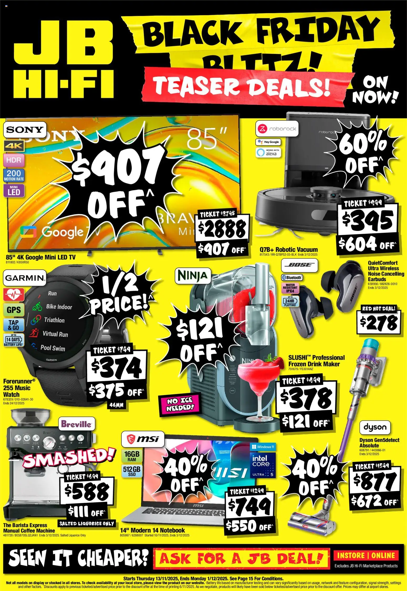 JB Hi-Fi - Black Friday - page 1- valid from 13/11/2025