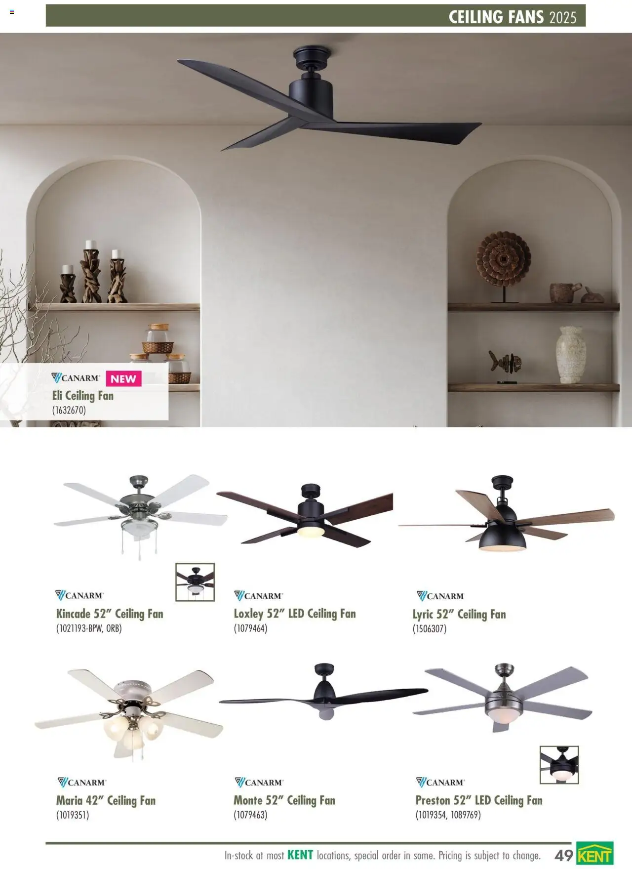 Kent - Lighting Catalogue 2025 - page 49- valid from Mar 1, 2025