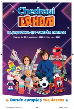 Chedraui - Folleto ChedrauiLandia válido desde 05/09/2025