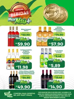 Pré-visualização Mart Minas - Ofertas Bebidas válida a partir de 16/01/2026